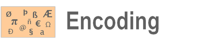 Defining an encoding